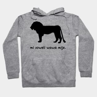 I'm A Male Lion (Toki Pona) Hoodie